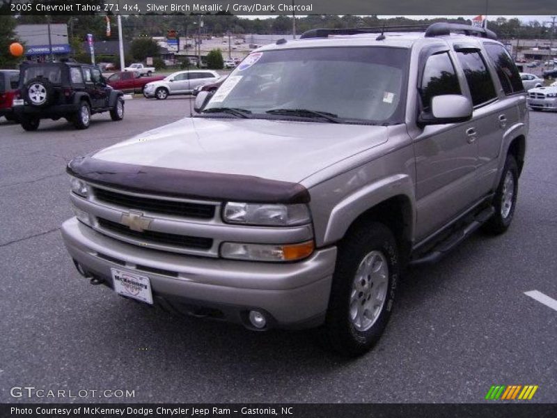 Silver Birch Metallic / Gray/Dark Charcoal 2005 Chevrolet Tahoe Z71 4x4