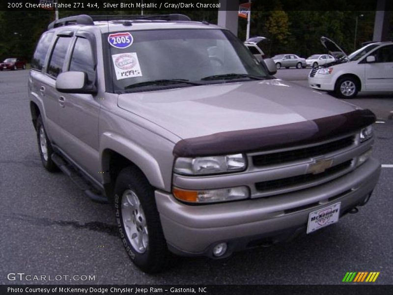 Silver Birch Metallic / Gray/Dark Charcoal 2005 Chevrolet Tahoe Z71 4x4