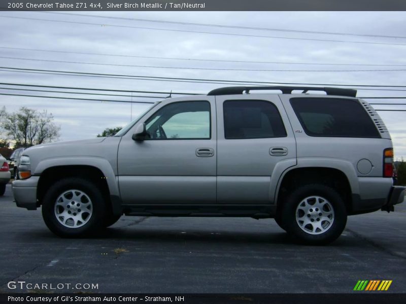 Silver Birch Metallic / Tan/Neutral 2005 Chevrolet Tahoe Z71 4x4