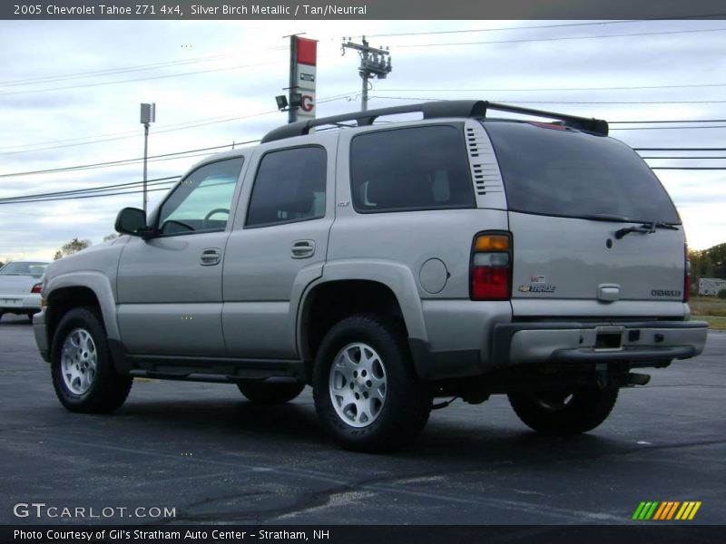 Silver Birch Metallic / Tan/Neutral 2005 Chevrolet Tahoe Z71 4x4