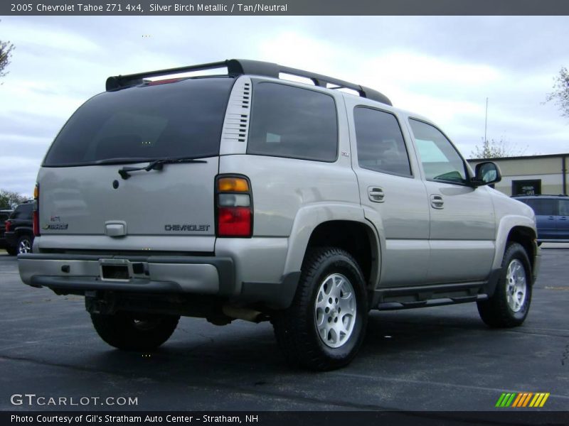 Silver Birch Metallic / Tan/Neutral 2005 Chevrolet Tahoe Z71 4x4