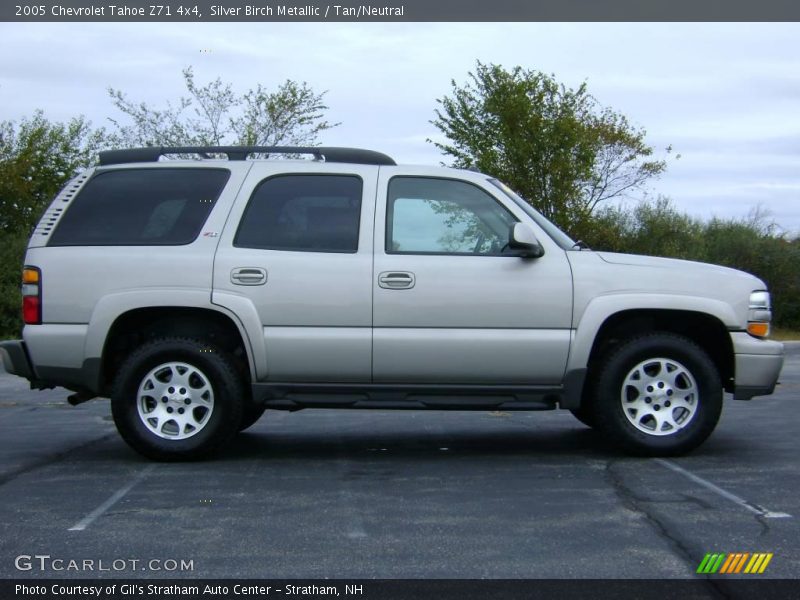 Silver Birch Metallic / Tan/Neutral 2005 Chevrolet Tahoe Z71 4x4