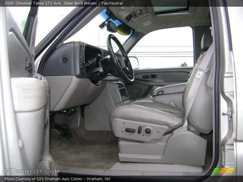 Silver Birch Metallic / Tan/Neutral 2005 Chevrolet Tahoe Z71 4x4