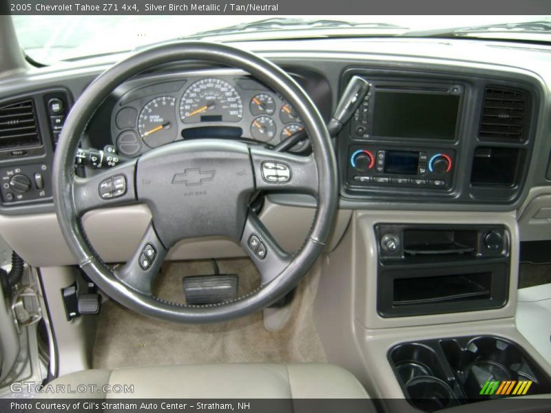 Silver Birch Metallic / Tan/Neutral 2005 Chevrolet Tahoe Z71 4x4