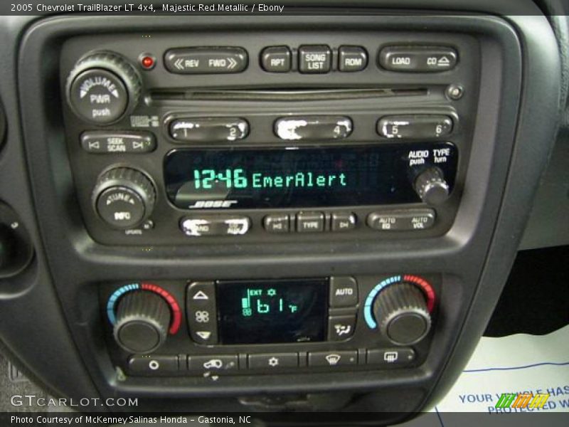 Majestic Red Metallic / Ebony 2005 Chevrolet TrailBlazer LT 4x4