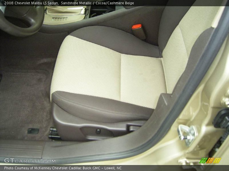 Sandstone Metallic / Cocoa/Cashmere Beige 2008 Chevrolet Malibu LS Sedan
