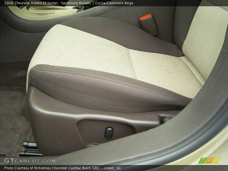 Sandstone Metallic / Cocoa/Cashmere Beige 2008 Chevrolet Malibu LS Sedan