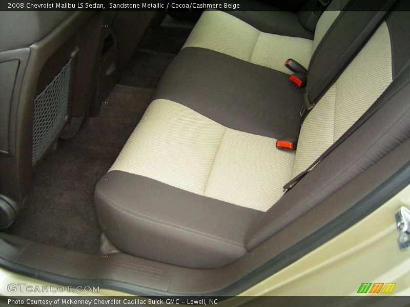 Sandstone Metallic / Cocoa/Cashmere Beige 2008 Chevrolet Malibu LS Sedan