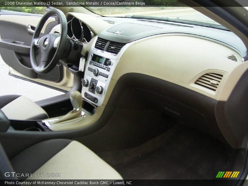 Sandstone Metallic / Cocoa/Cashmere Beige 2008 Chevrolet Malibu LS Sedan