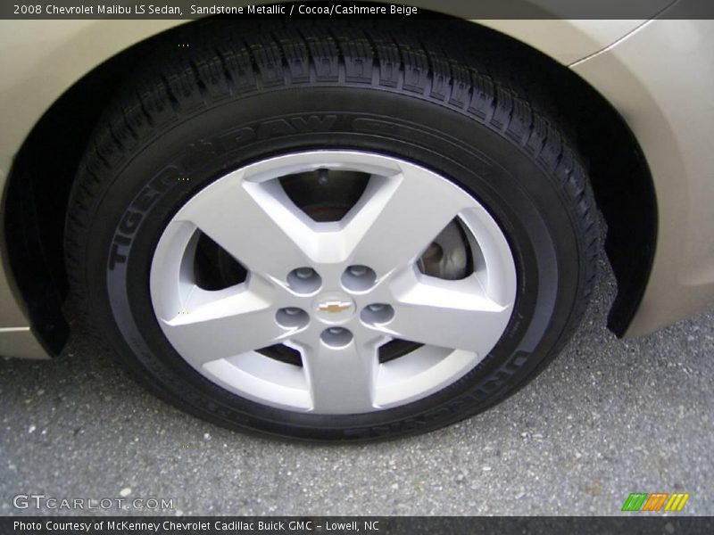 Sandstone Metallic / Cocoa/Cashmere Beige 2008 Chevrolet Malibu LS Sedan