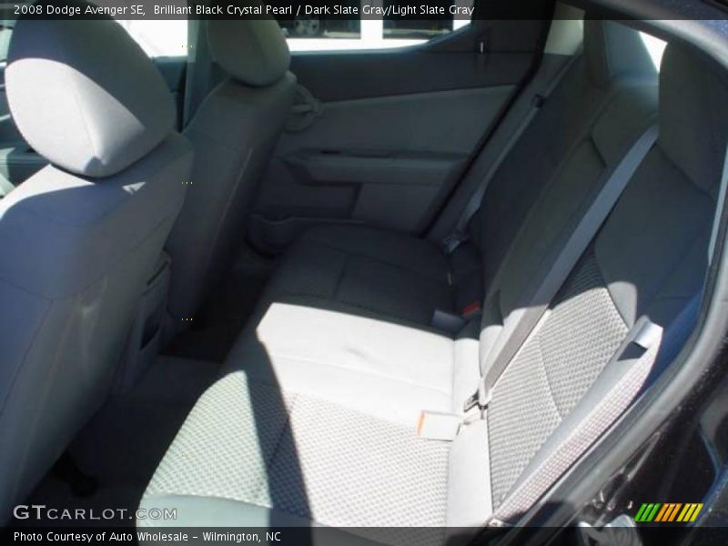 Brilliant Black Crystal Pearl / Dark Slate Gray/Light Slate Gray 2008 Dodge Avenger SE