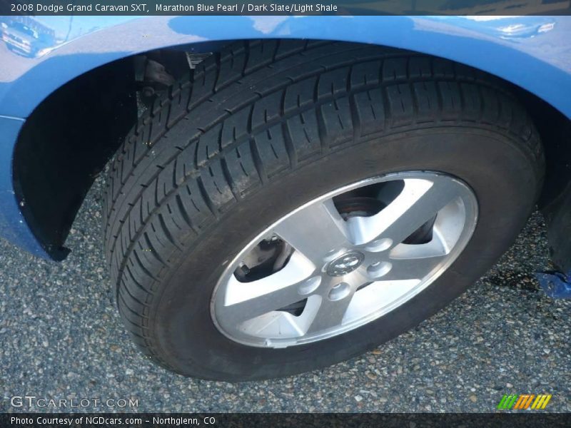 Marathon Blue Pearl / Dark Slate/Light Shale 2008 Dodge Grand Caravan SXT