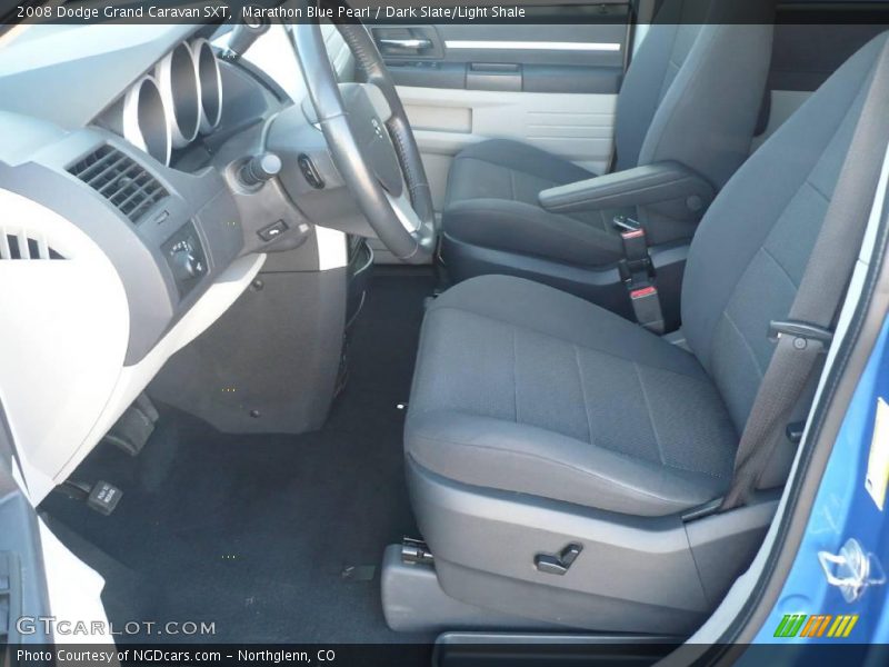 Marathon Blue Pearl / Dark Slate/Light Shale 2008 Dodge Grand Caravan SXT