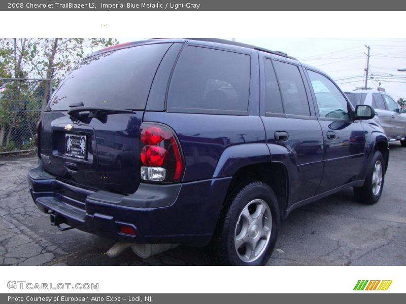 Imperial Blue Metallic / Light Gray 2008 Chevrolet TrailBlazer LS