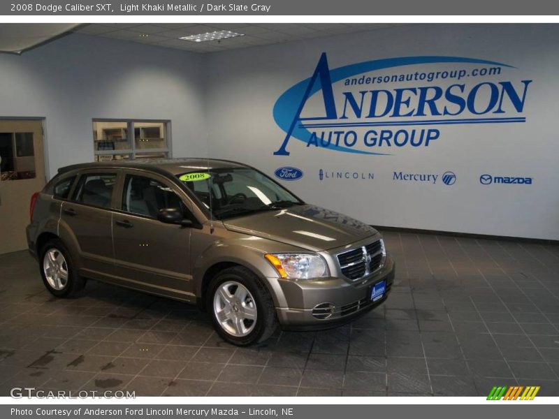 Light Khaki Metallic / Dark Slate Gray 2008 Dodge Caliber SXT