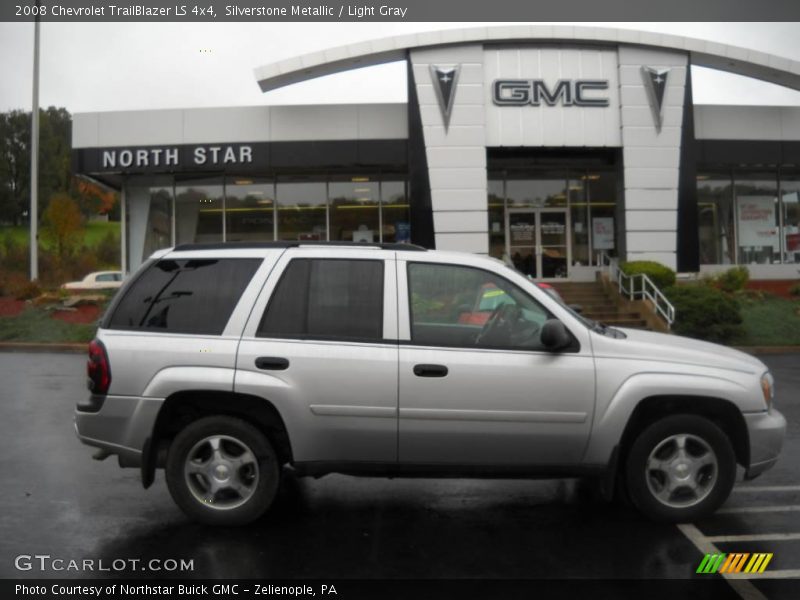 Silverstone Metallic / Light Gray 2008 Chevrolet TrailBlazer LS 4x4