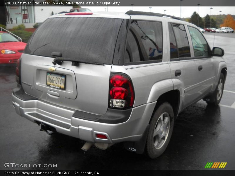 Silverstone Metallic / Light Gray 2008 Chevrolet TrailBlazer LS 4x4