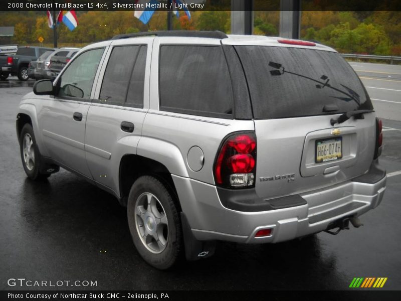 Silverstone Metallic / Light Gray 2008 Chevrolet TrailBlazer LS 4x4