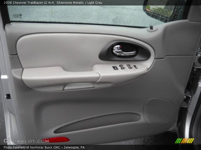 Silverstone Metallic / Light Gray 2008 Chevrolet TrailBlazer LS 4x4