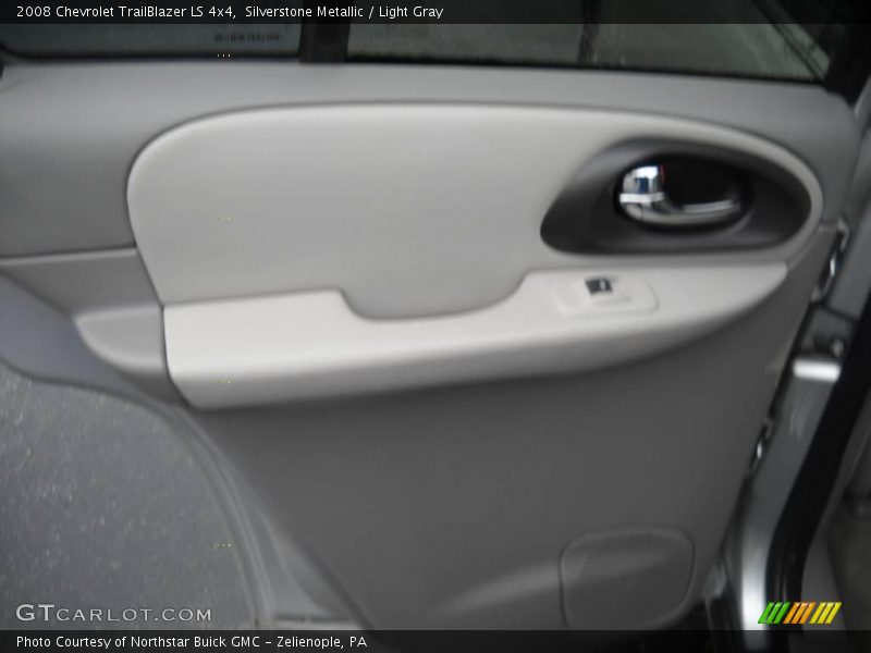 Silverstone Metallic / Light Gray 2008 Chevrolet TrailBlazer LS 4x4