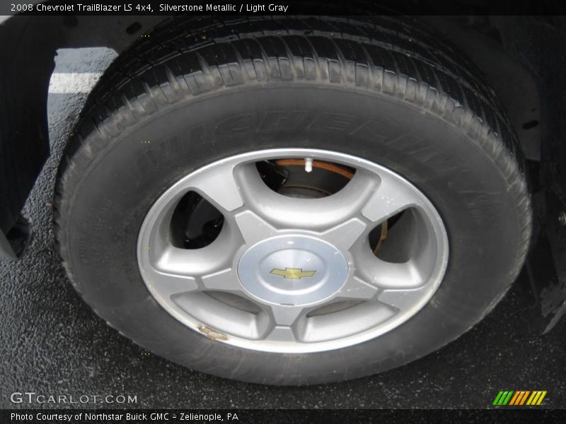 Silverstone Metallic / Light Gray 2008 Chevrolet TrailBlazer LS 4x4