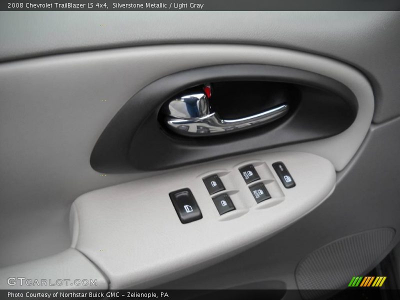 Silverstone Metallic / Light Gray 2008 Chevrolet TrailBlazer LS 4x4