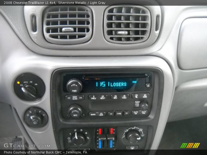 Silverstone Metallic / Light Gray 2008 Chevrolet TrailBlazer LS 4x4