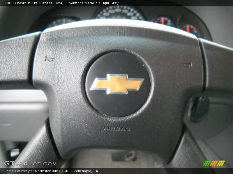 Silverstone Metallic / Light Gray 2008 Chevrolet TrailBlazer LS 4x4