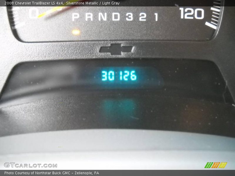 Silverstone Metallic / Light Gray 2008 Chevrolet TrailBlazer LS 4x4