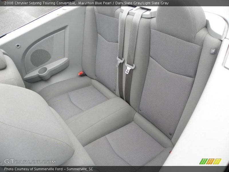 Marathon Blue Pearl / Dark Slate Gray/Light Slate Gray 2008 Chrysler Sebring Touring Convertible