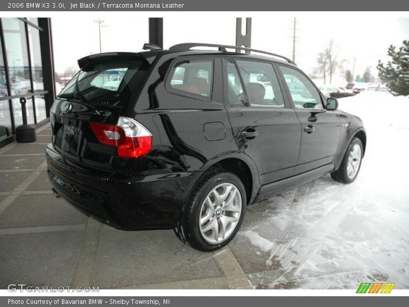 Jet Black / Terracotta Montana Leather 2006 BMW X3 3.0i