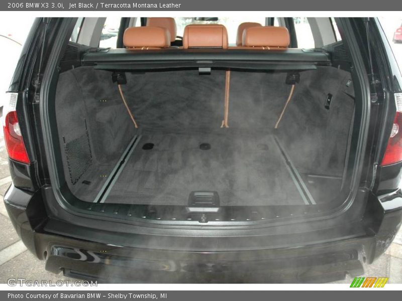 Jet Black / Terracotta Montana Leather 2006 BMW X3 3.0i