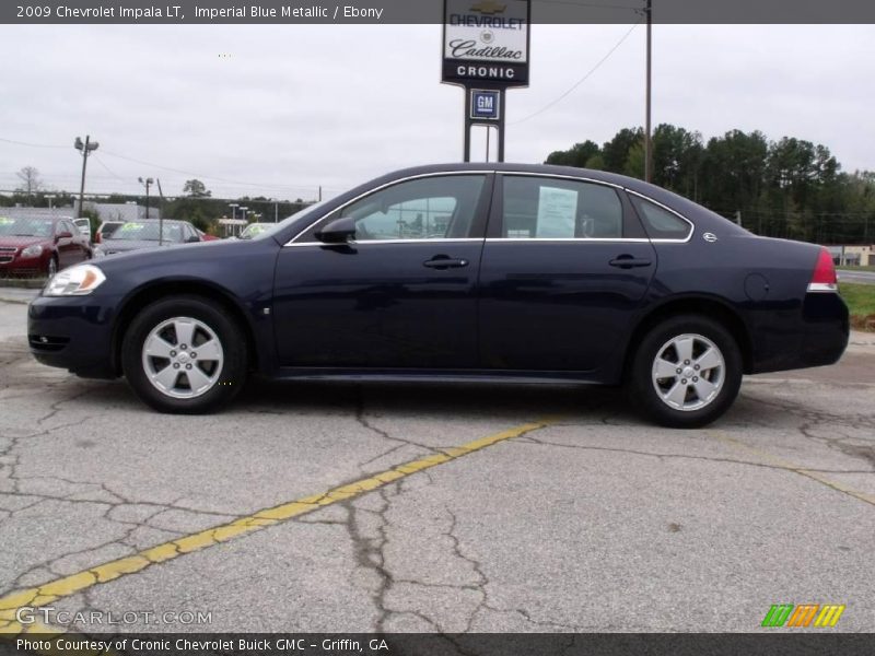Imperial Blue Metallic / Ebony 2009 Chevrolet Impala LT