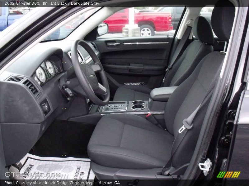Brilliant Black / Dark Slate Gray 2009 Chrysler 300