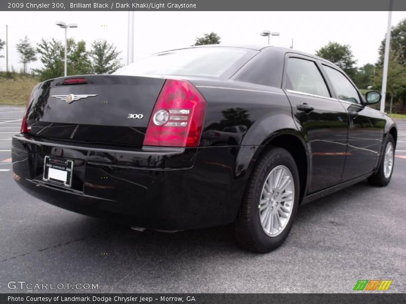 Brilliant Black / Dark Khaki/Light Graystone 2009 Chrysler 300