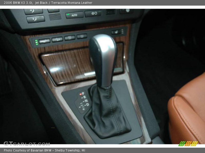 Jet Black / Terracotta Montana Leather 2006 BMW X3 3.0i
