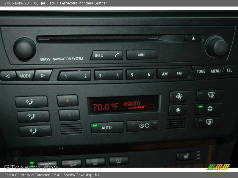 Jet Black / Terracotta Montana Leather 2006 BMW X3 3.0i