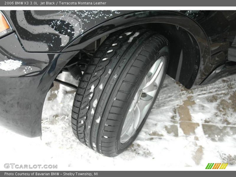 Jet Black / Terracotta Montana Leather 2006 BMW X3 3.0i
