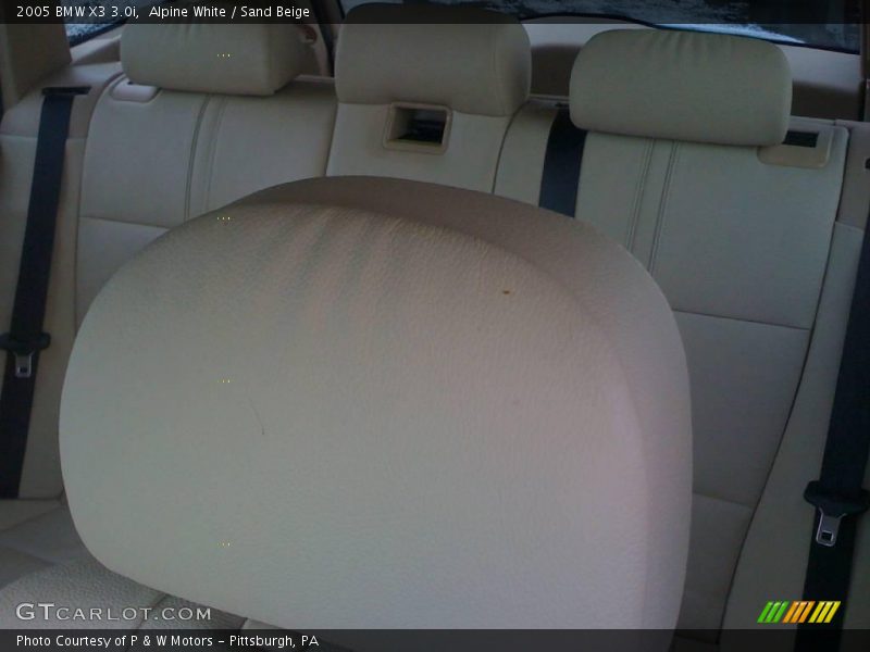 Alpine White / Sand Beige 2005 BMW X3 3.0i