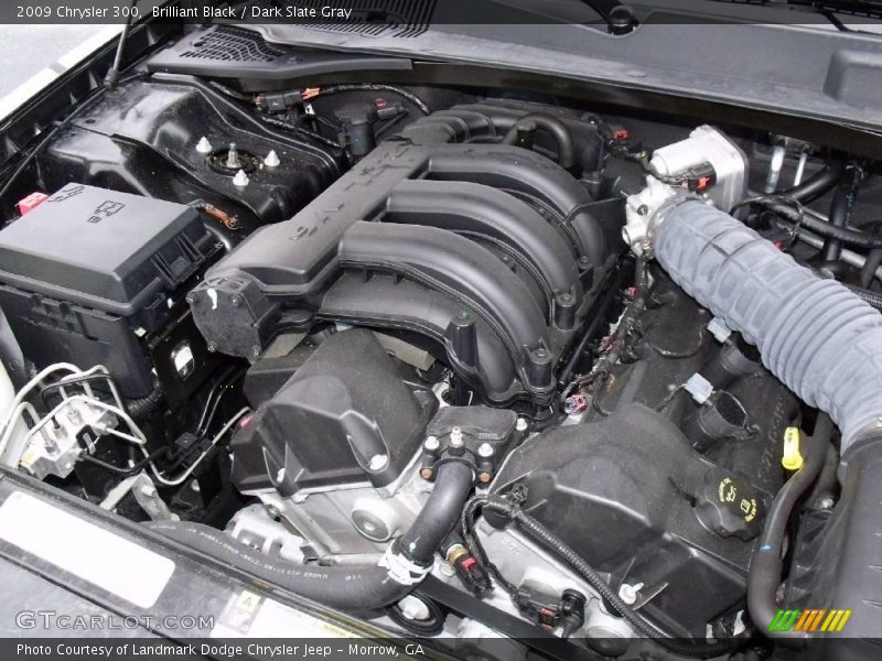 Brilliant Black / Dark Slate Gray 2009 Chrysler 300