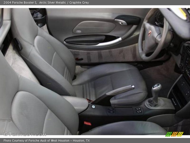 Arctic Silver Metallic / Graphite Grey 2004 Porsche Boxster S