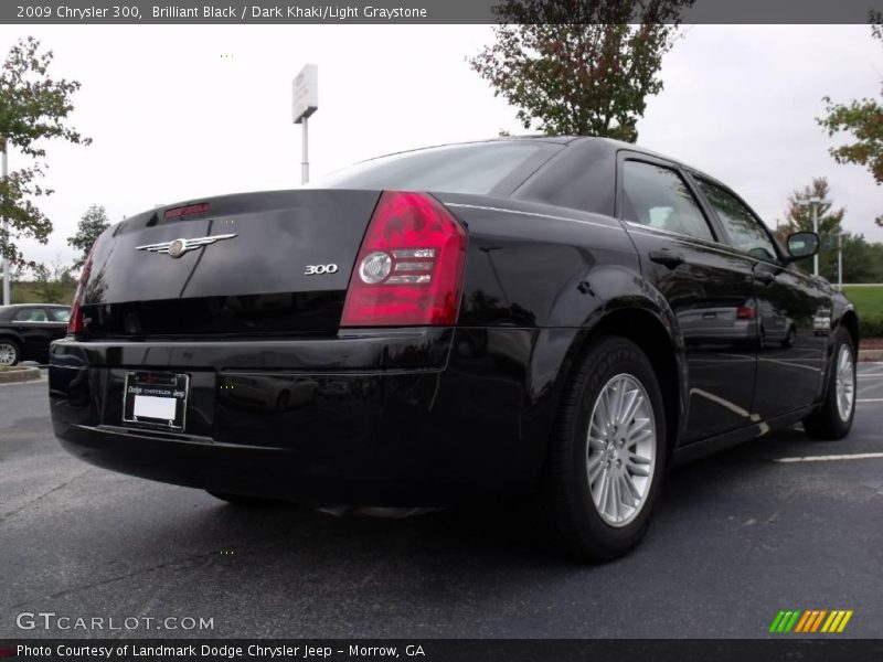 Brilliant Black / Dark Khaki/Light Graystone 2009 Chrysler 300