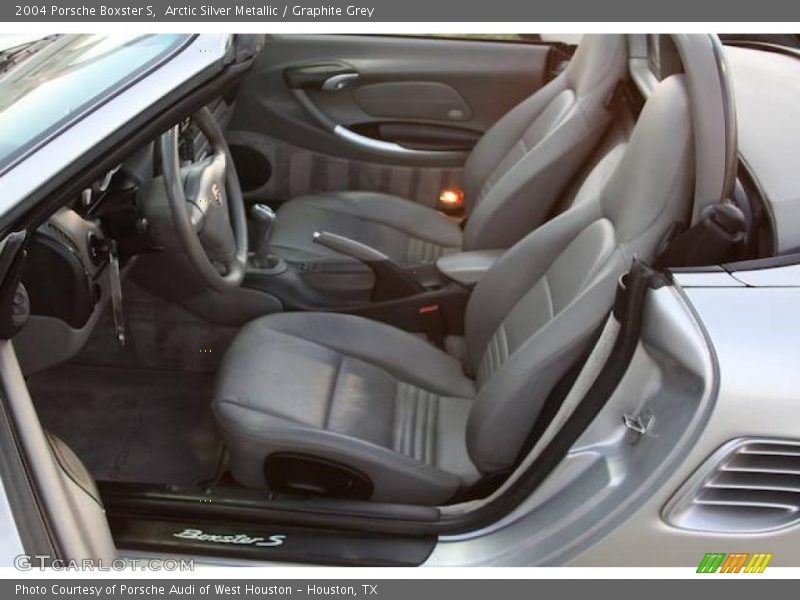 Arctic Silver Metallic / Graphite Grey 2004 Porsche Boxster S
