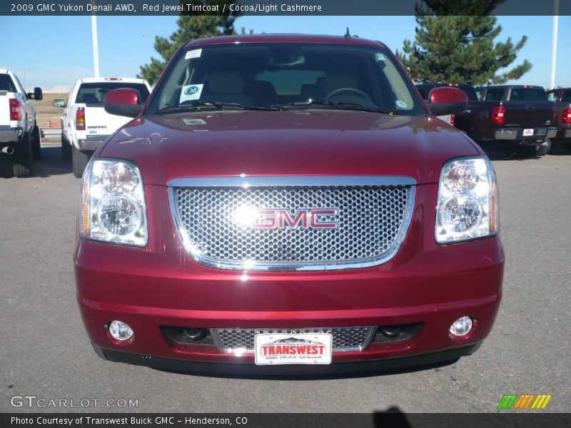 Red Jewel Tintcoat / Cocoa/Light Cashmere 2009 GMC Yukon Denali AWD