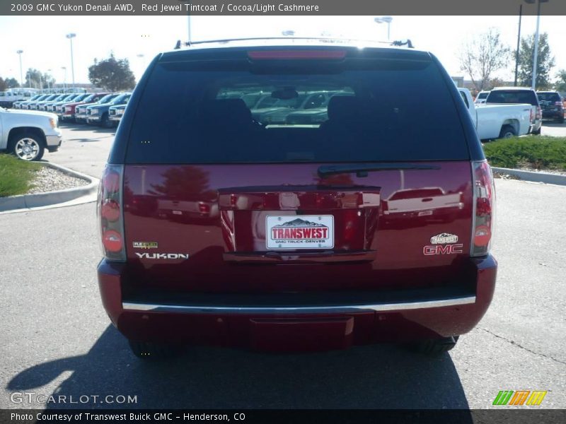 Red Jewel Tintcoat / Cocoa/Light Cashmere 2009 GMC Yukon Denali AWD