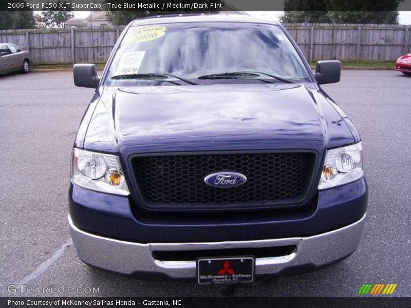 True Blue Metallic / Medium/Dark Flint 2006 Ford F150 XLT SuperCab
