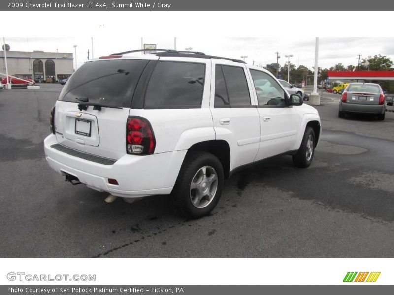 Summit White / Gray 2009 Chevrolet TrailBlazer LT 4x4