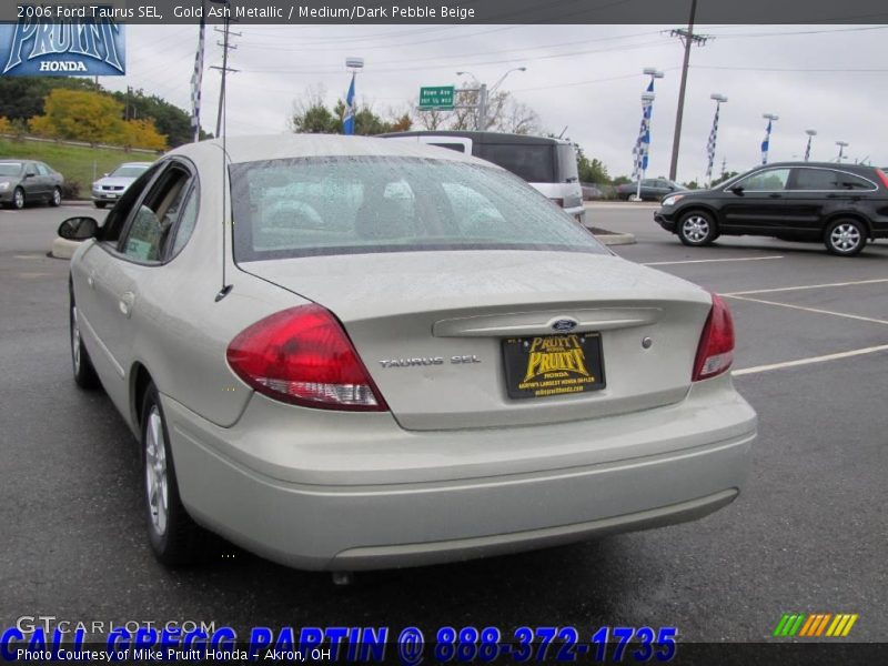 Gold Ash Metallic / Medium/Dark Pebble Beige 2006 Ford Taurus SEL