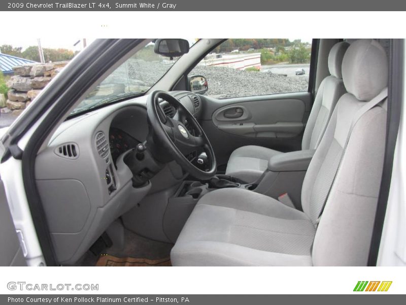 Summit White / Gray 2009 Chevrolet TrailBlazer LT 4x4