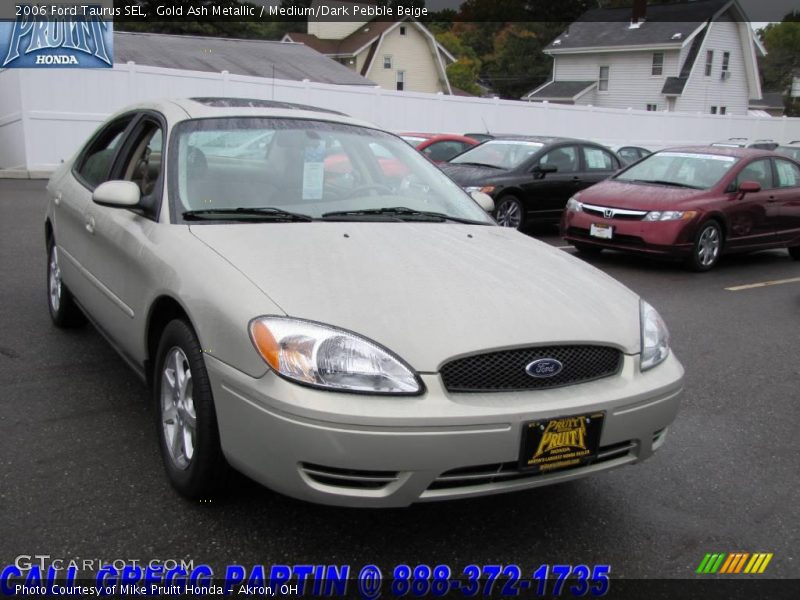 Gold Ash Metallic / Medium/Dark Pebble Beige 2006 Ford Taurus SEL